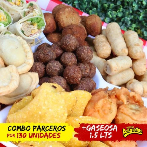 ¡COMBO PARCEROS! 130 PICADITAS