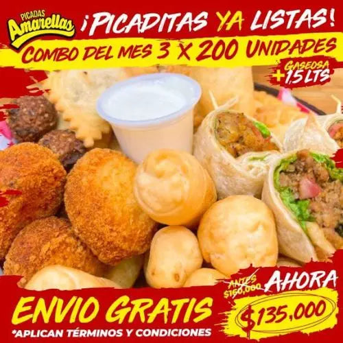 ¡COMBO DEL MES 3! 200 PICADITAS