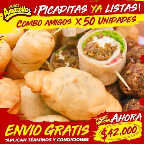 ¡COMBO AMIGOS! 45 PICADITAS