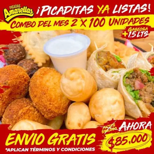 ¡COMBO DEL MES 2! 100 PICADITAS