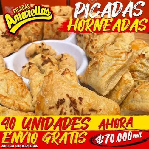 PICADAS 40 PICADAS HORNEADAS